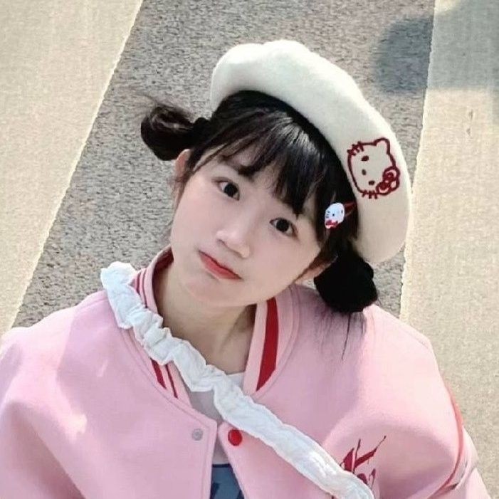 Hello Kitty Màu Ấm Mùa Đông Mũ Nồi Hello Thu Đông Mũ Họa Sĩ Cổ Điển Kitty Vải Len Dễ Phối Dễ Thương 