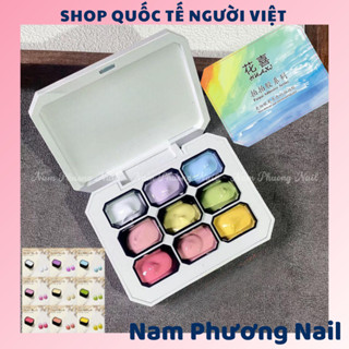 Gel dặm ombre tone màu mùa hè 9 ô trang trí móng tiện dụng 🌸 Nam Phương Nail 🌸