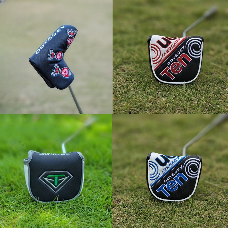 Golf Horn Flat Putter Cover Câu lạc bộ Golf Head Cover Ball Head Nắp bảo vệ