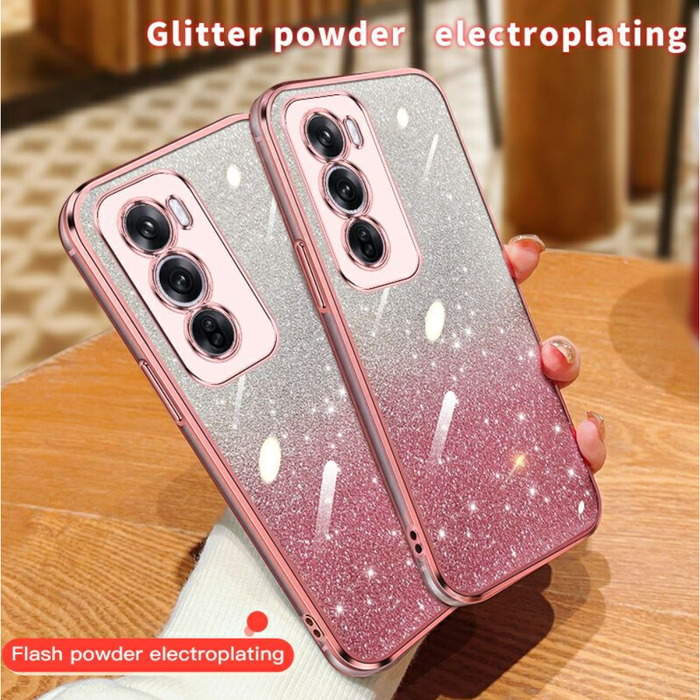 Ốp lưng REALME C75X C75 Realme c75 Vỏ mềm trong suốt có nhãn dán lấp lánh Vỏ điện thoại mạ điện