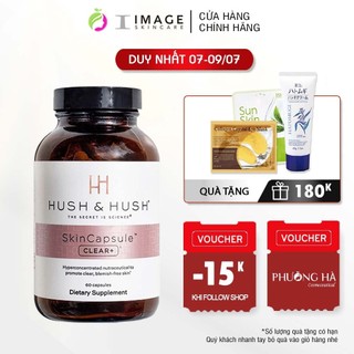 Viên giảm mụn Hush and Hush SkinCapsule Clear+ 60 viên