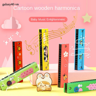 Kèn harmonica Gỗ / Kèn harmonica 16 Lỗ Cho Bé