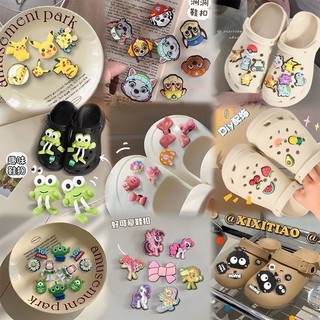 Crocs jibbitz Phụ Kiện Trang Trí Giày Mới Lỗ Trang Trí Giày Vui Nhộn Phụ Kiện Nút Hoạt Hình Phụ Kiện