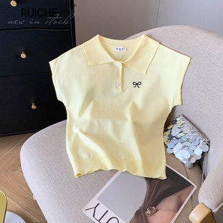 RUICHE áolen áo cardigan khoác tingoan  Hàn Phong Korean Casual phổ biến WMY24705XO 28Z240708