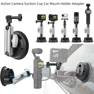 Hành Động 4 / 3 Camera Hút Xe Gắn Giá Đỡ Adapter Cho DJI Osmo Pocket 3 GoPro Hero 12 11 10 9 insta360 X4 X3 X2 Phụ Kiện