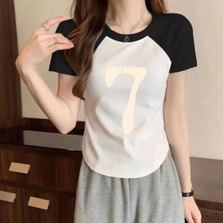Áo thun đeo vai Slim-fit Nữ Mùa hè 2024 Phiên bản Hàn Quốc Áo thun đơn giản thời trang