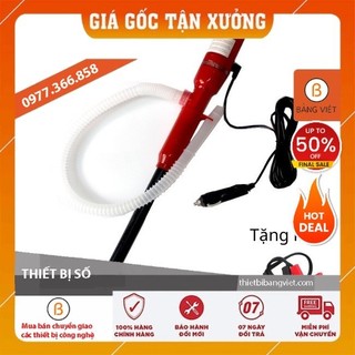 Bơm hút xăng, dầu, bơm nước bể cá kẹp bình ắc quy chạy điện 12V, 24V