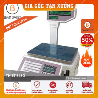 Cân tính tiền 30kg- cân điện tử in tem mã vạch tm-a 30kg - cân siêu thị chính hãng newtech