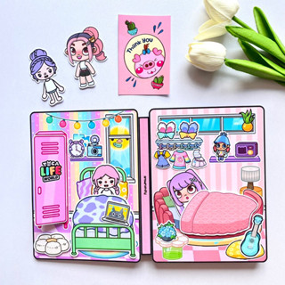  Ngôi nhà của cô bé Avatar và TocaBoca   4 búp bê giấy đáng yêu  