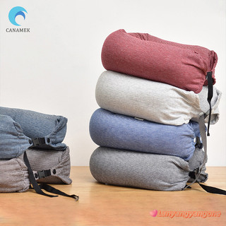 Canamek 1 gối bảo vệ cổ hình chữ u xe máy bay tựa đầu xốp hạt gối cotton al du lịch gối mới