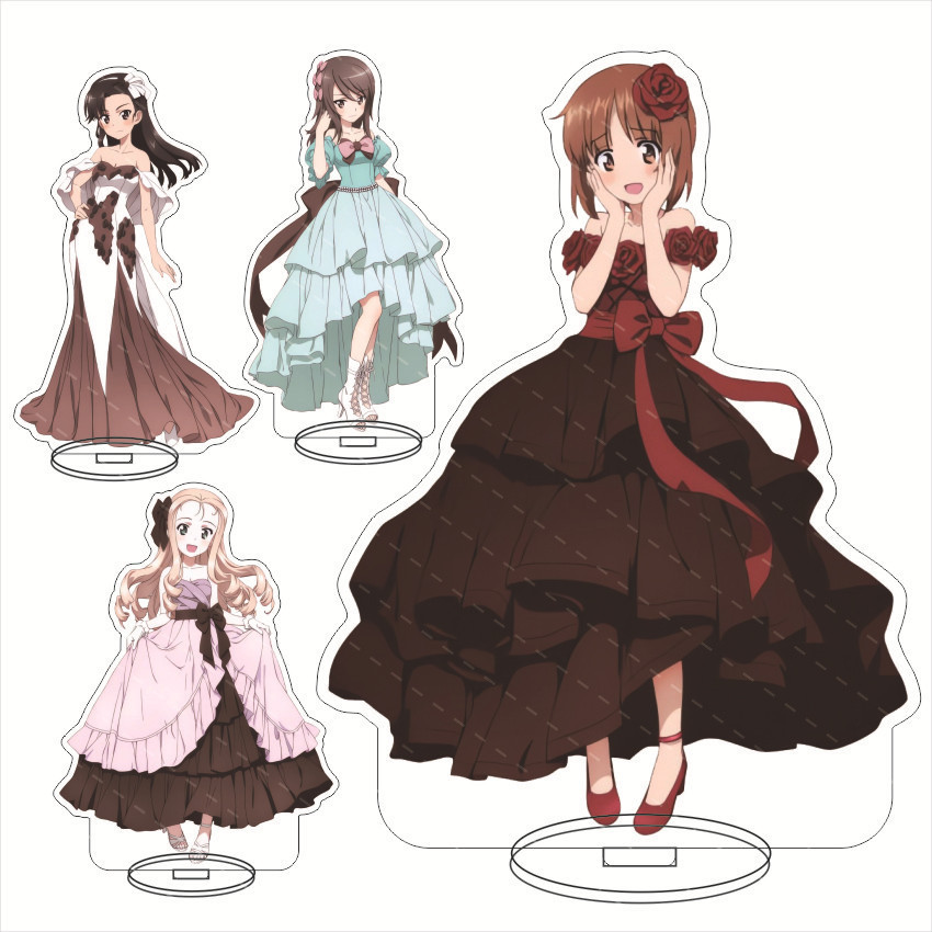 Girls und Panzer Girls und Panzer Acrylic Đồ trang trí Rosehip Mùa xuân lạnh Mazi Nishiju Miho Acryl