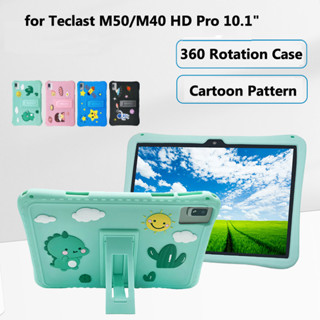 Ốp Silicon Đứng Xoay 360 Cho Teclast M50 Pro 10.1 "M50HD M40 Plus SE P40S P30S P20S P40HD 2022 2023 P20 P40 HD Vỏ Máy Tính Bảng Chống Sốc