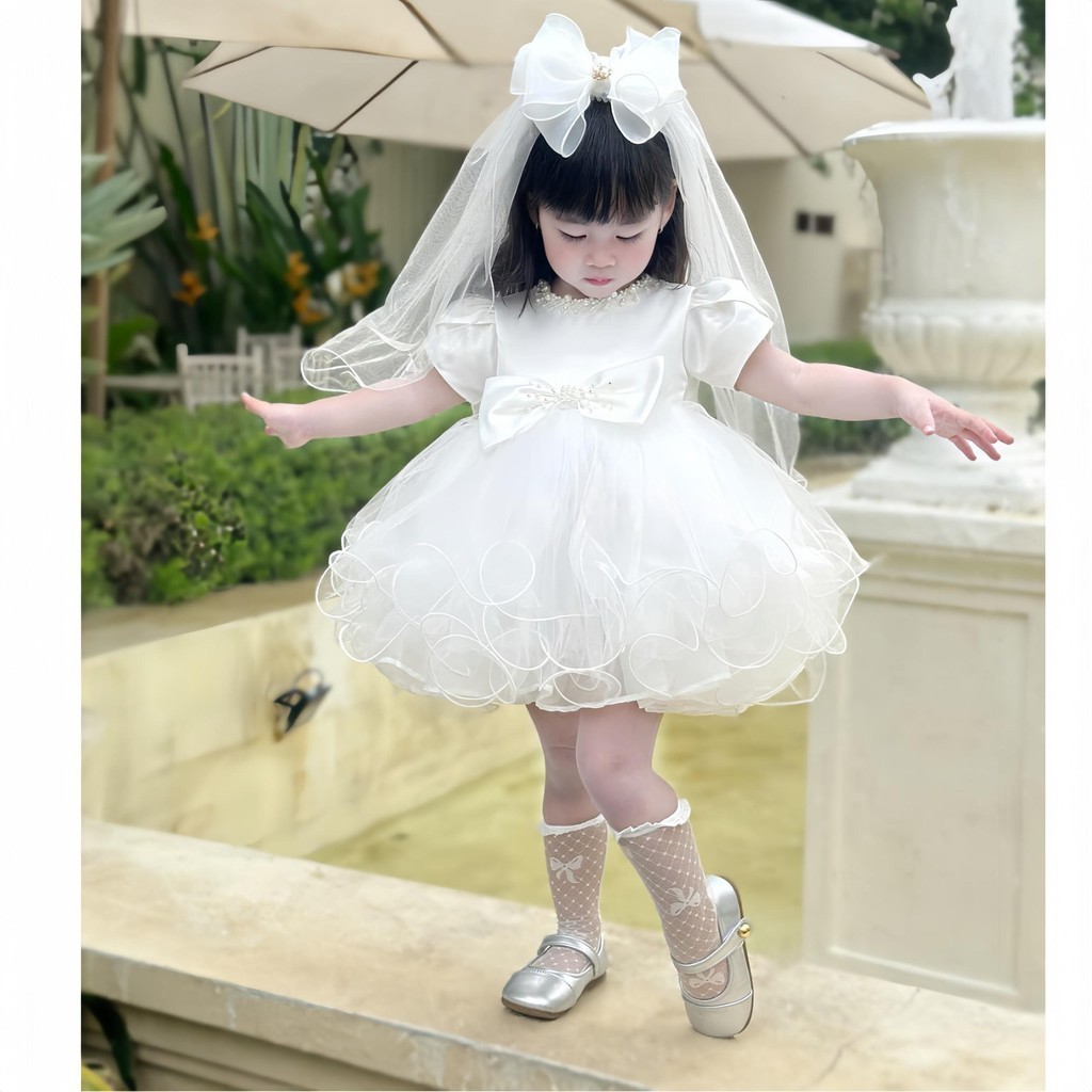 Đầm công chúa bé gái, đầm công chúa bé gái bồng xòe tầng