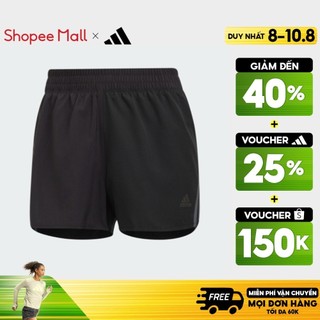Adidas chạy quần short chạy bộ 3 sọc run icons nữ đen h57185