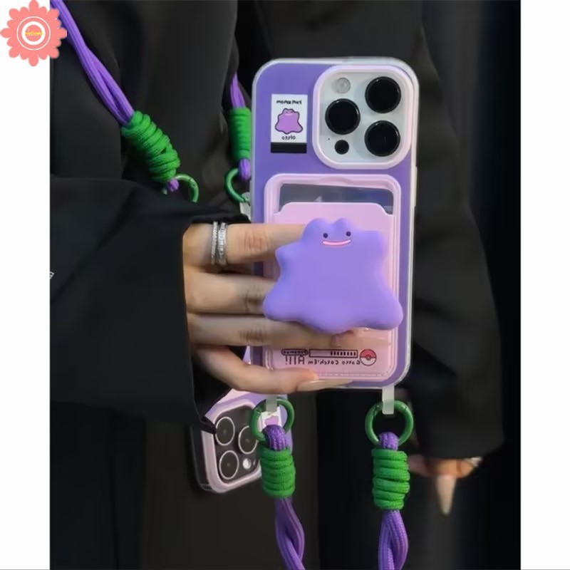 Ốp điện thoại hình quái vật màu tím dễ thương sáng tạo thời trang Tương thích cho IPhone | BigBuy360 - bigbuy360.vn