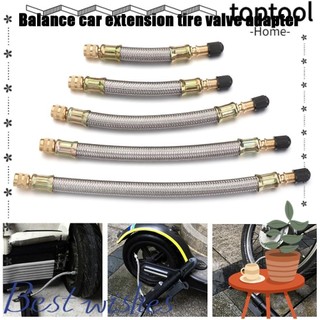 Toptool Vòi phun mở rộng Xe tay ga điện Máy bơm lốp MTB Phụ kiện xe đạp Xe tay ga Bộ chuyển đổi van