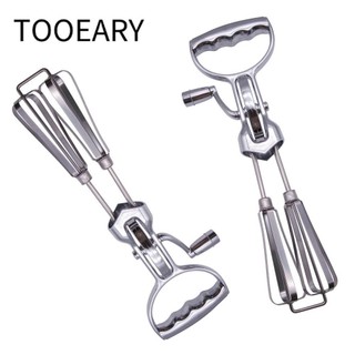 Máy đánh trứng mạ TAMAKO, Máy trộn trứng quay thủ công, Máy trộn trứng cầm tay bằng thép không gỉ gia đình