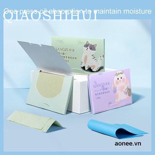 Bộ 100 Tờ Giấy Thấm Dầu Vệ Sinh Dầu Nhờn Thừa Trên Da Mặt