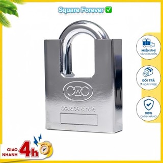 Ổ khoá chống cắt size lớn 60mm Square Forever chống trộm khóa nhà, khóa cửa, khóa cổng,...