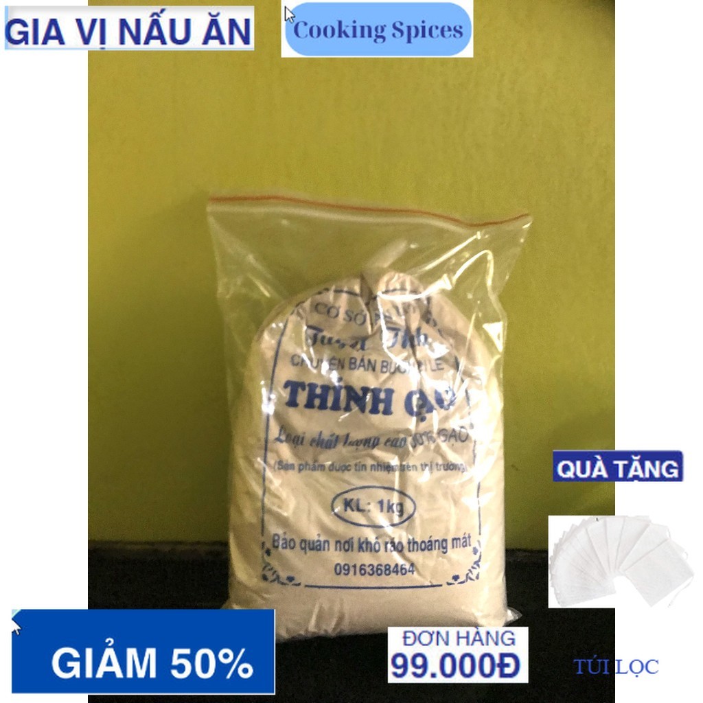 1kg Thính gạo làm nem thính...