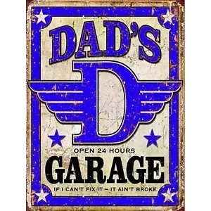 Bố 's Garage Etro Metal Sign Vintage / Man Cave / Garage - 20 * 30cm