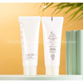 Sữa rửa mặt kiềm dầu giảm mụn Su:m37 trắng Su:m37 Skin Saver Essential Cleansing Foam 40ml
