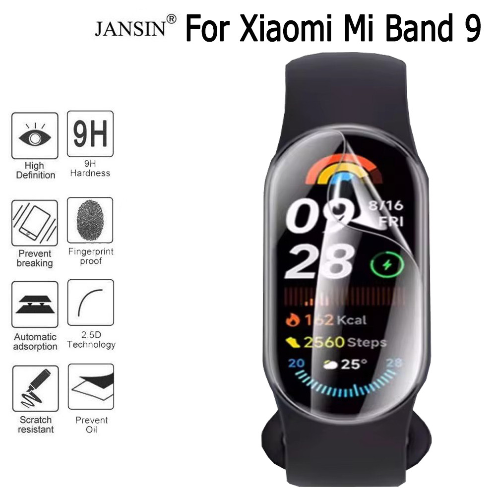 Phim Bảo Vệ Mềm Cho Xiaomi Mi Band 9 Bảo Vệ Màn Hình Trên Xiomi Mi band9 Đồng Hồ TPU Hydrogel Phim K