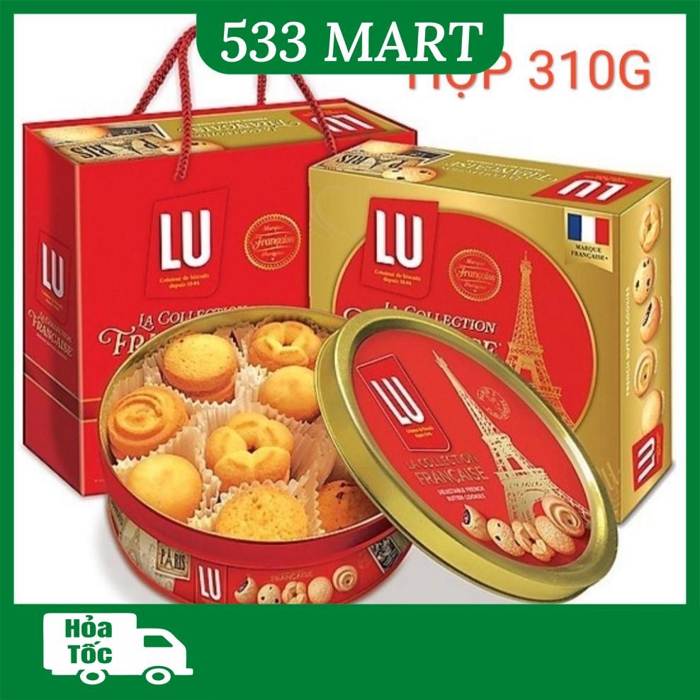 [ĐỦ LOẠI] Bánh quy bơ công thức Pháp LU 310g/540g/708g hộp thiếc - KÈM TÚI GIẤY