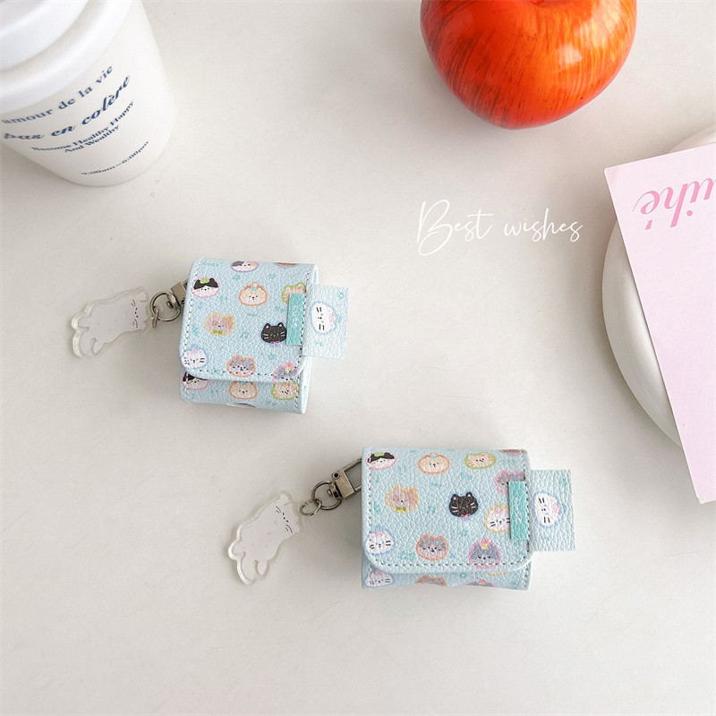 Đầu Mèo Âm Nhạc Cho AirPods 1 / 2 3 Pro Pro2 Pro3 Airpod4 Bộ Tai Nghe Bluetooth Không Dây Vỏ Bảo Vệ 