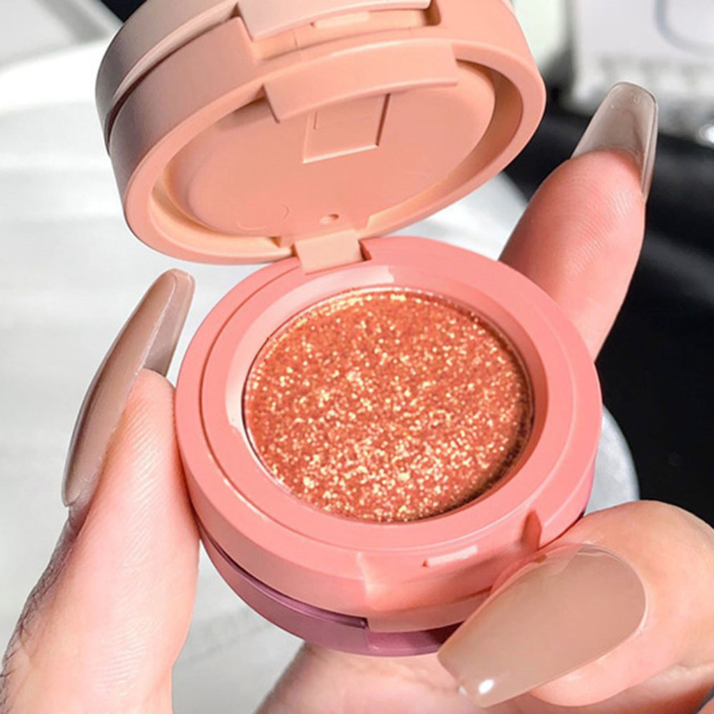 Phấn mắt 3 màu sáng Màu ngọc trai di động & phấn mắt mờ