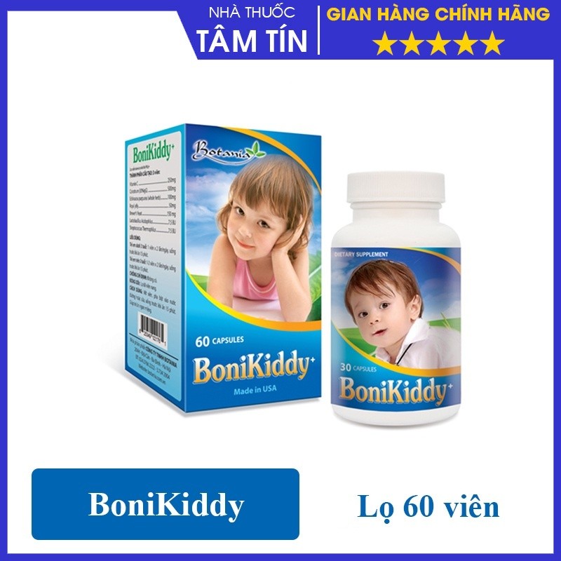 [CHÍNH HÃNG ] BoniKiddy (60 viên) - giúp trẻ ăn ngon miệng hơn