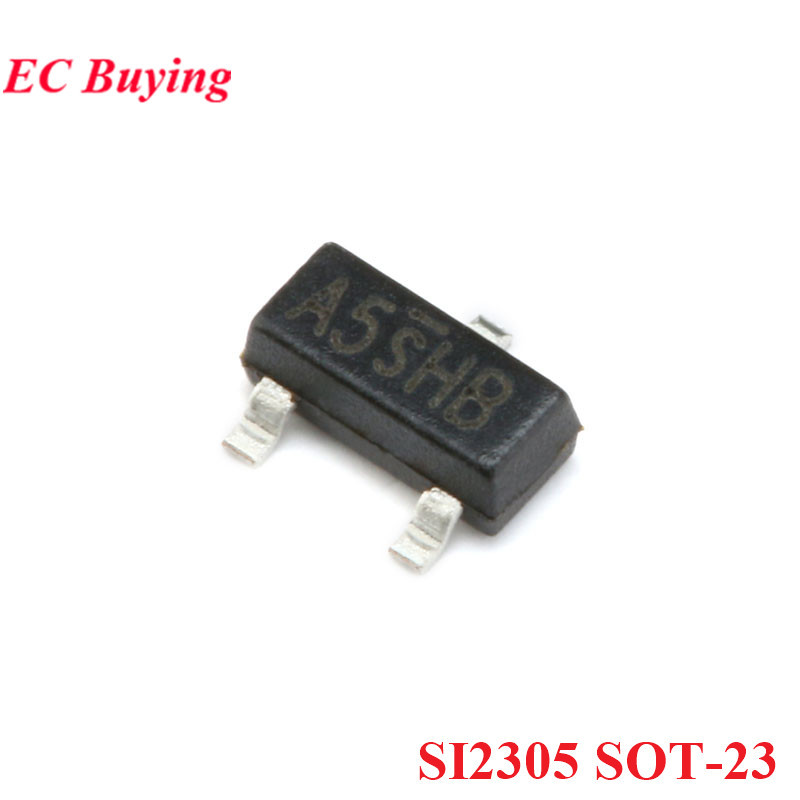 50-100 Chiếc SI2305 A5SHB SOT-23 SOT23 MOS Ống P Kênh Hiệu Ứng Trường Ống Transistor SMD Chip IC Mới