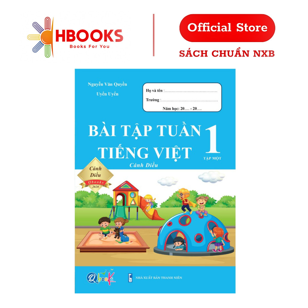 Sách - Bài Tập Tuần Tiếng Việt 1 - Cánh Diều - Tập 1 (1 cuốn)