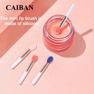 miumiua?Cọ Môi Trang Điểm Đầu Silicon  Mềm Chất Lượng Cao Thoa Son Dưỡng Mặt Nạ Môi Kèm Túi Đựng