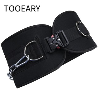 Đai chịu lực TOOEARY, Đai tạ có thể điều chỉnh tải trọng cao, Khóa kim loại di động Dây xích Nylon Phòng tập thể dục