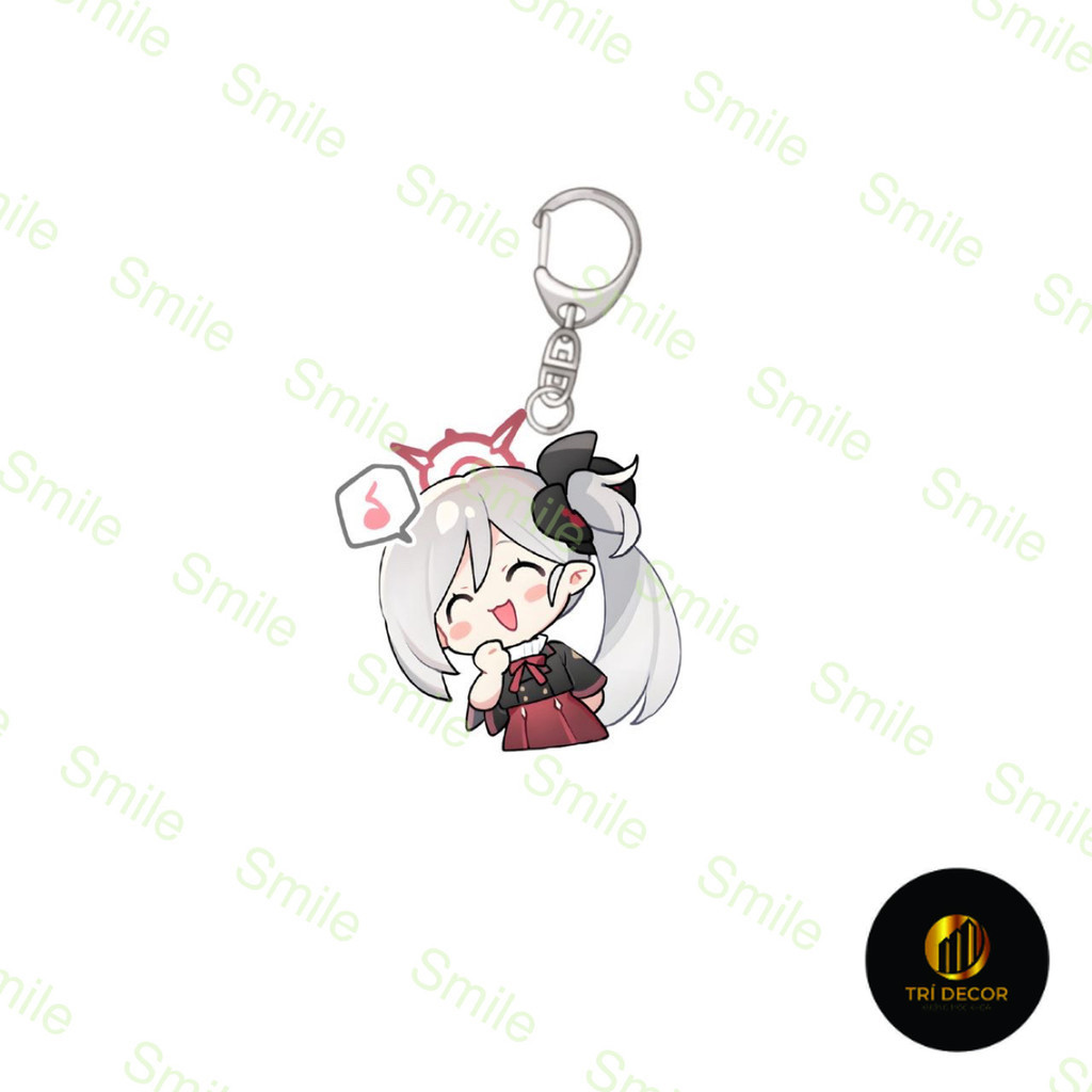 Móc Khoá, Mô Hình Standee Blue Archive Kuda Izuna Anime Chaveio Trang Trí Bàn Học, Làm Việc