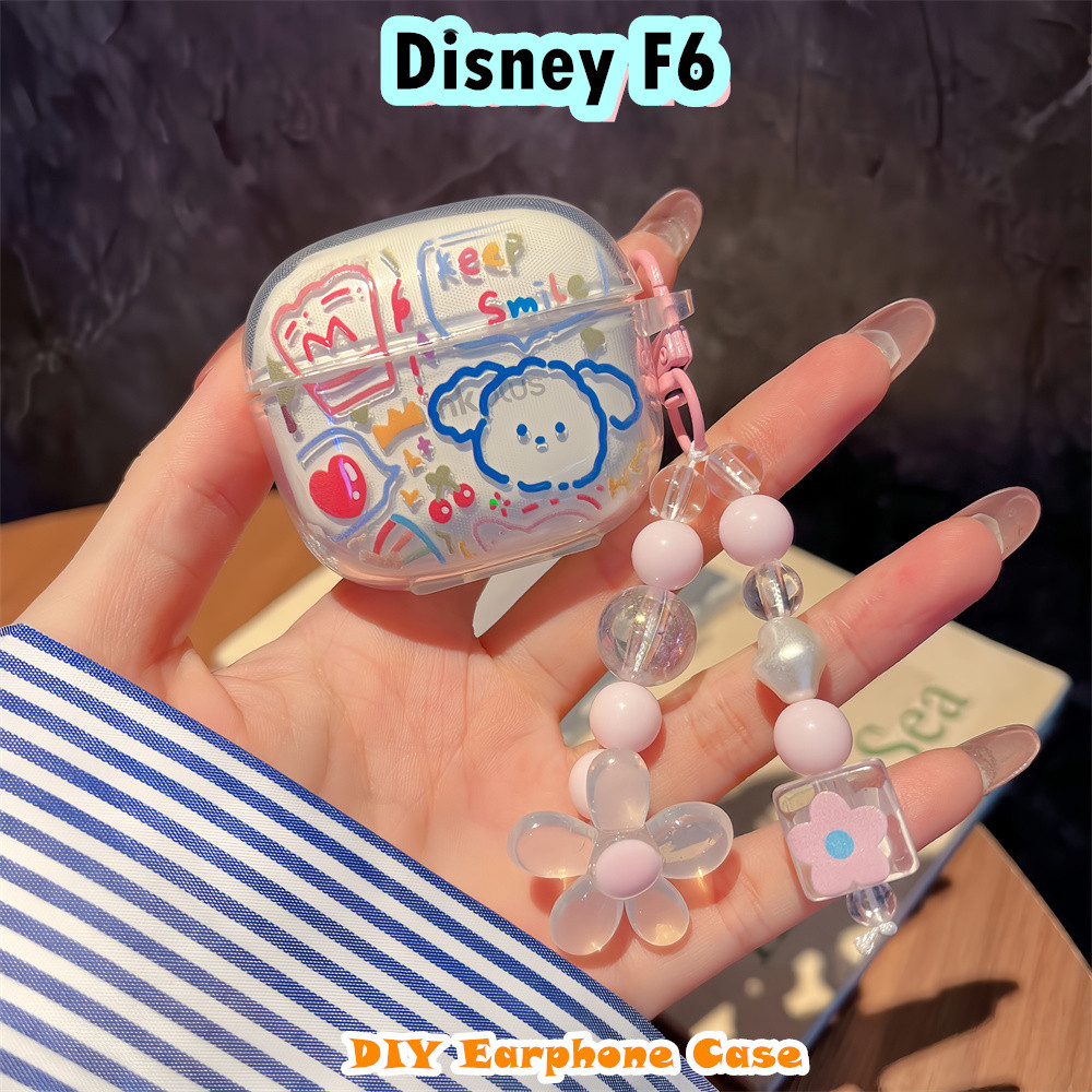 [Bộ sưu tập] Dành cho vỏ Disney F6 Vỏ tai nghe silicon mềm DIY Phim hoạt hình mát mẻ NO.1