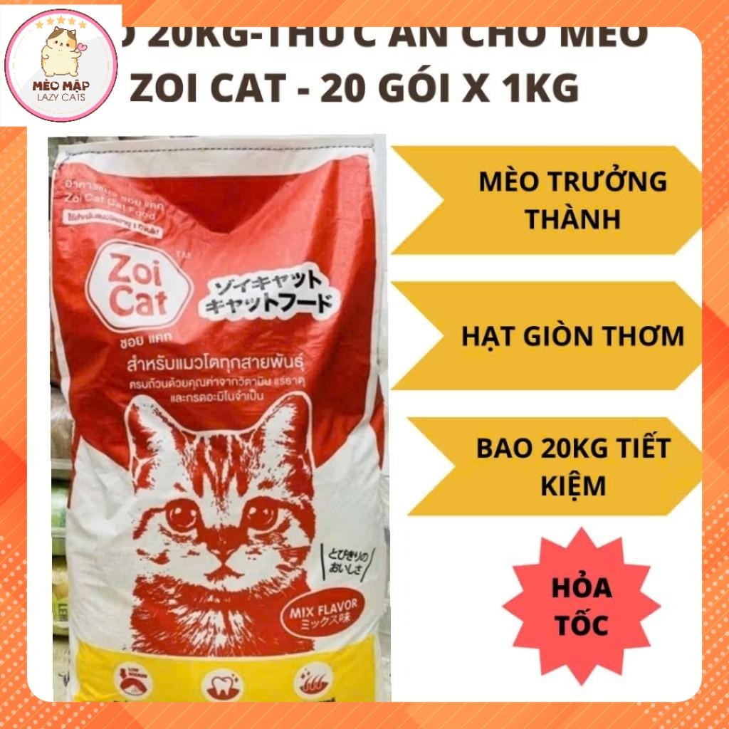 [20kg] THỨC ĂN MÈO ZOI CAT -mèo trưởng thành