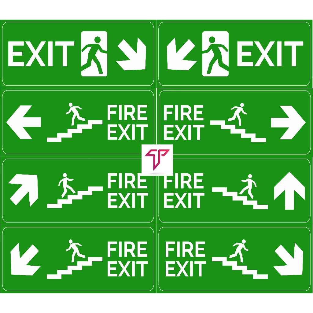 Bảng thoát hiểm, lối thoát hiểm, biển Exit nhiều mẫu, fire exit, lối ra in trực tiếp giá tốt nhất.