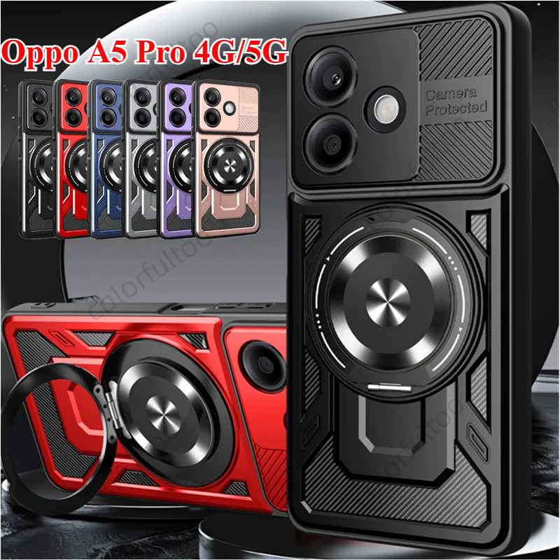 Ốp Giáp Chống Sốc Oppo A5 Pro 2025 Cho Oppo A5 Pro A5X A5 OppoA5X OppoA5Pro 4G 5G Ốp lưng PC Cứng Ốp
