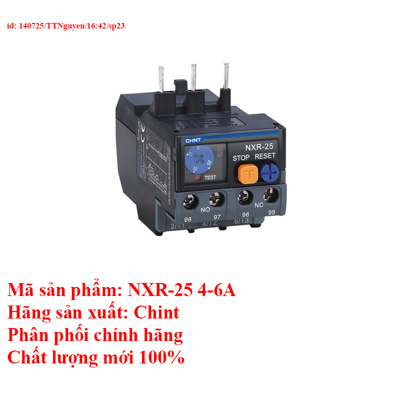 Rơ le nhiệt NXR-25 4-6A