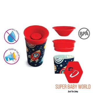 CỐC 360 ĐỘ CHỐNG ĐỔ PHÁT SÁNG MUNCHKIN 266ML Dành Cho Bé Tập Uống