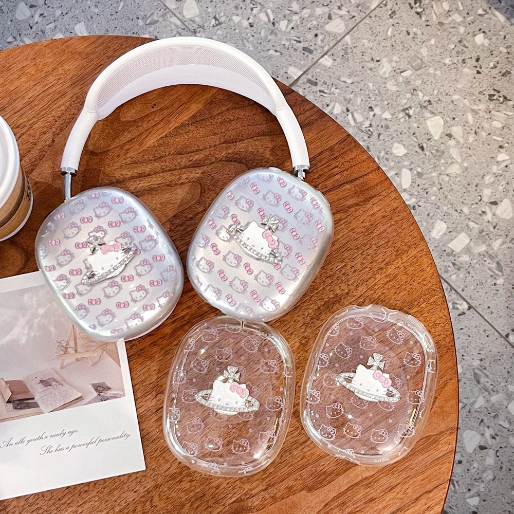 Dễ Thương Đơn Giản 360° Vỏ bảo vệ cho AirPods MAX TPU Vỏ bảo vệ trong suốt Vỏ tai nghe Airpod MAX