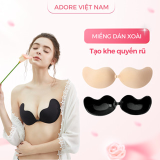  Miếng dán ngực Adore tạo khe quả xoài bra Mango quả xoài cài trước bằng silicon sử dụng nhiều lần - Hãng Chính Hãng 