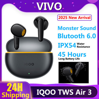 2025 Mới Chính Thức VIVO IqooTWS Air 3TWS Tai Nghe Bluetooth 6.0 AI Gọi Khử Tiếng Ồn Tai Nghe Không Dây Thật Cho IQOO Neo 10