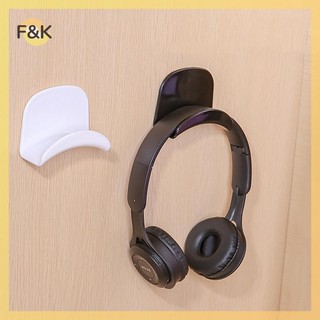 F & K Giá đỡ tai nghe gắn trên đầu không đục lỗ Móc lưu trữ ký túc xá Giá đỡ tai nghe máy tính treo tường Giá đỡ tai nghe.
