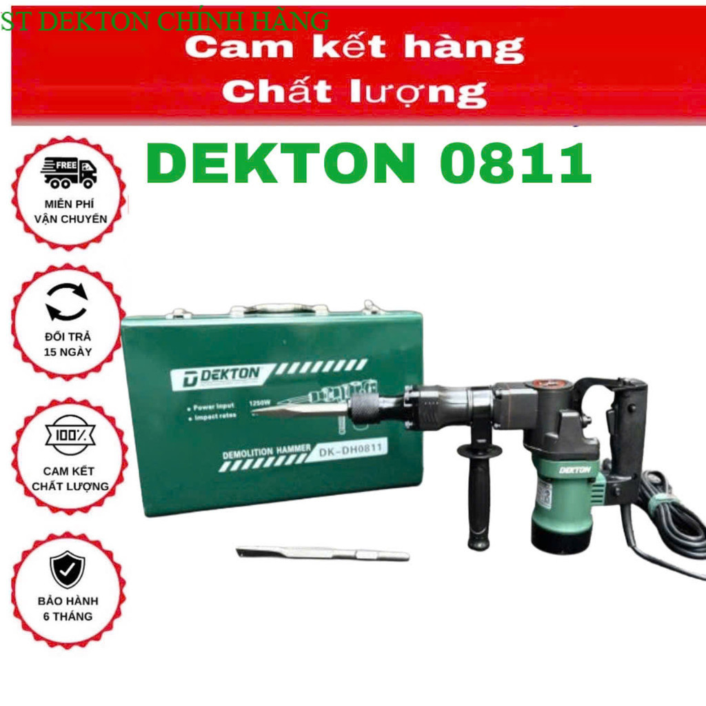 Đục dekton 17mm công trình DK-DH0811 1250w mẫu  new STORE DEKTON