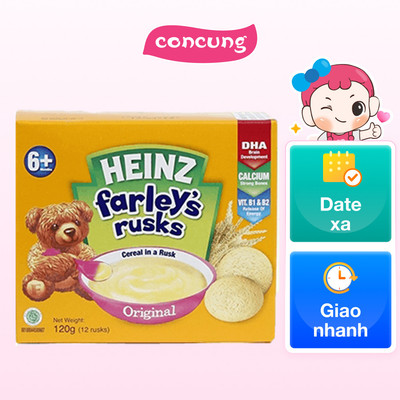Bánh qui vị tự nhiên - Heinz Farley's rusks Original