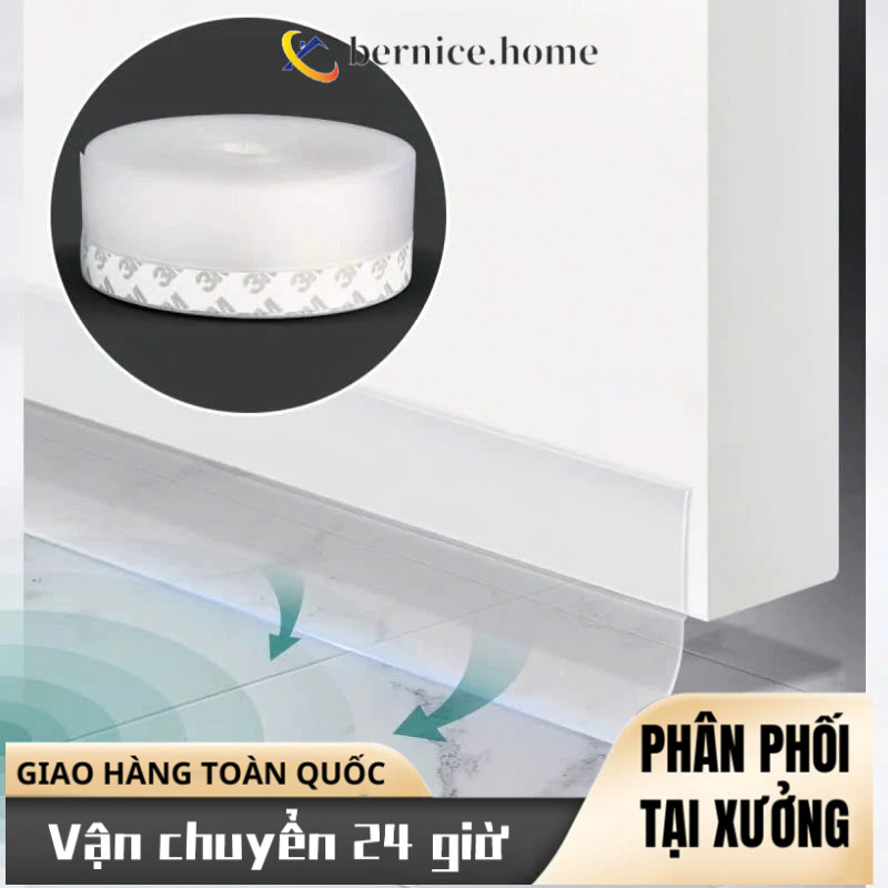 Windproof Window Frame Seal Strip, Door Panel Bottom Seal Tape Roll, cách nhiệt, cách âm 5M một cuộn