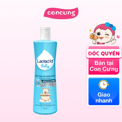 Sữa tắm gội trẻ em hàng ngày Lactacyd Baby Gentle Care 250ml